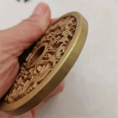 Solid brass archaize statue rat ox tiger rabbit dragon snake horse sheep monkey rooster dog pig 12 zodiac bronze coins