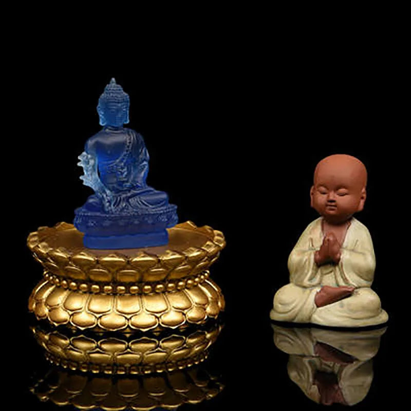 Solid wood gilded Buddha statue Guanyin Bodhisattva lotus base for offering Buddha niches, deity statue , lotus stand bracket