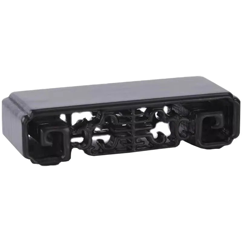 Solid wood, purple sandalwood, looped hollow rosewood rectangular base, retro ornament,  modern Chinese style base