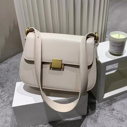 Somple Solid Elegant Small Square Bag Korean Fashion All-match Underarm Shoulder Bags Female Handbags Designer Luxury Purses