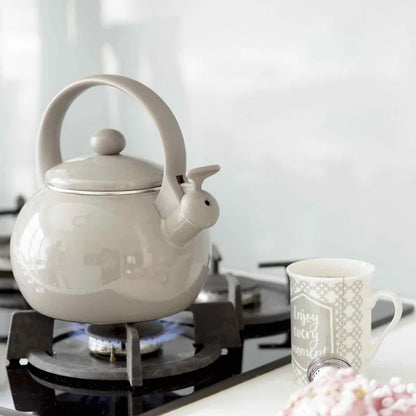 Sound Reminder Enamel Kettle Induction Cooker Electric Pottery Oven Household Teapot Northern Europe Enamel Water Kettle