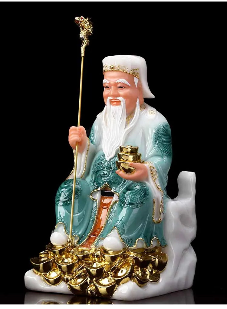 Southeast Aisa high grade TU DI GONG God of wealth buddha statue bless safety healthy thriving business Money Good luck