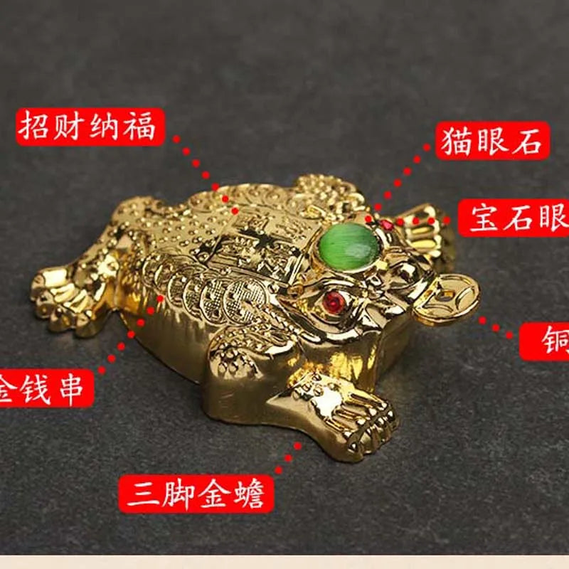 Southeast Asia Auspicious Good luck golden Wealth JIN CHAN HOME CAR Recruit wealth bring wealth money FENG SHUI statue