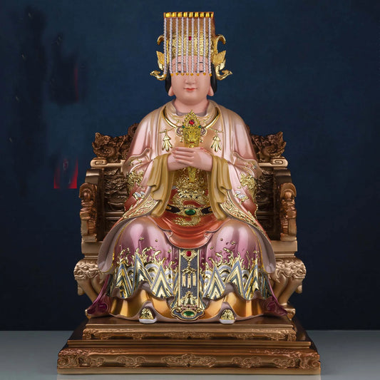 Southeast Asia Buddhism HOME temple High grade Goddess MAZU GUAN YI Patron saint Buddha statue bless safety health good luck