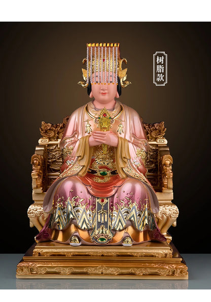 Southeast Asia Buddhism HOME temple High grade Goddess MAZU GUAN YI Patron saint Buddha statue bless safety health good luck