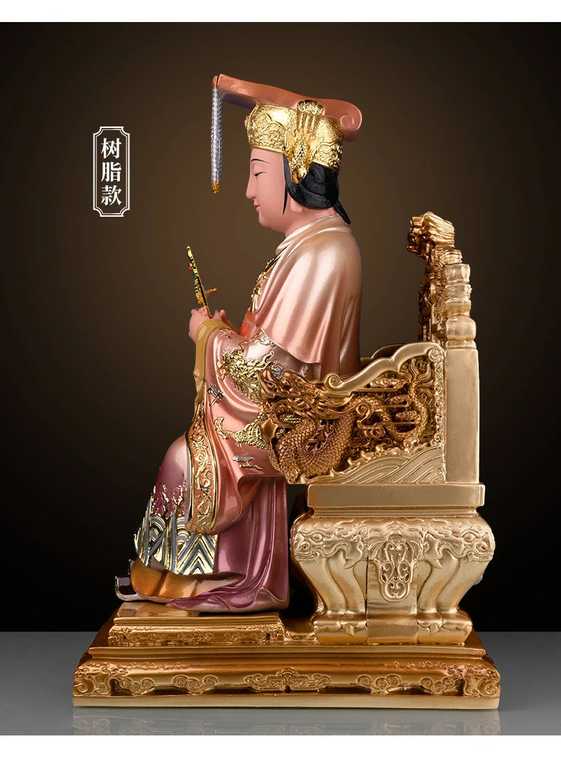 Southeast Asia Buddhism HOME temple High grade Goddess MAZU GUAN YI Patron saint Buddha statue bless safety health good luck