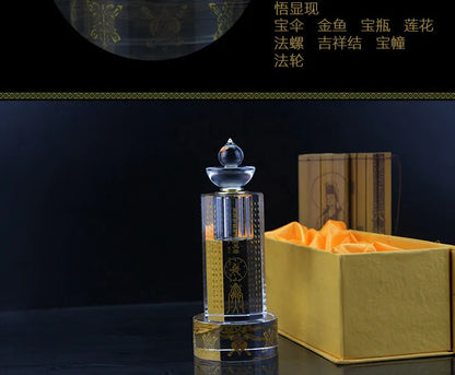 Southeast Asia Buddhism Sacred Sarita stupa Pagoda tower HOME Buddhist shrine talisman Mantra crystal Holy water Manna bottle