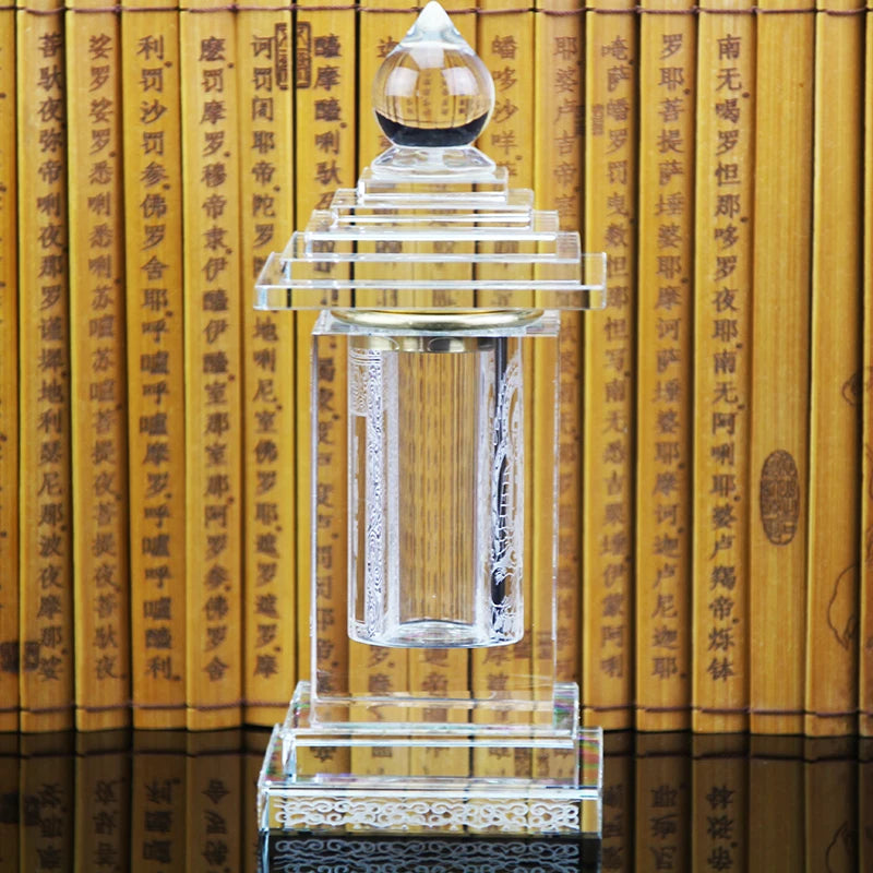 Southeast Asia Buddhism Sarita stupa Pagoda HOME Buddhist shrine talisman buddha dagoba stupa tower crystal bottle statue