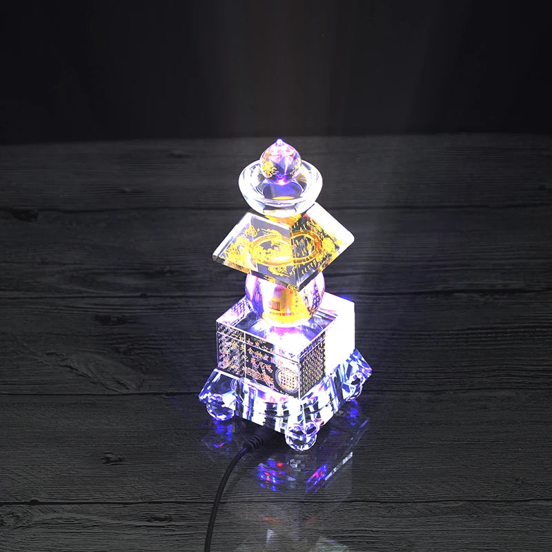 Southeast Asia Buddhism safety Sarita stupa Pagoda HOME Buddhist shrine talisman crystal buddha dagoba stupa tower statue