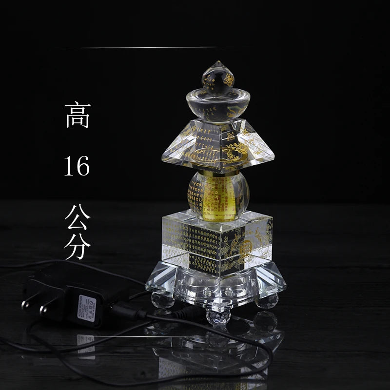 Southeast Asia Buddhism safety Sarita stupa Pagoda HOME Buddhist shrine talisman crystal buddha dagoba stupa tower statue