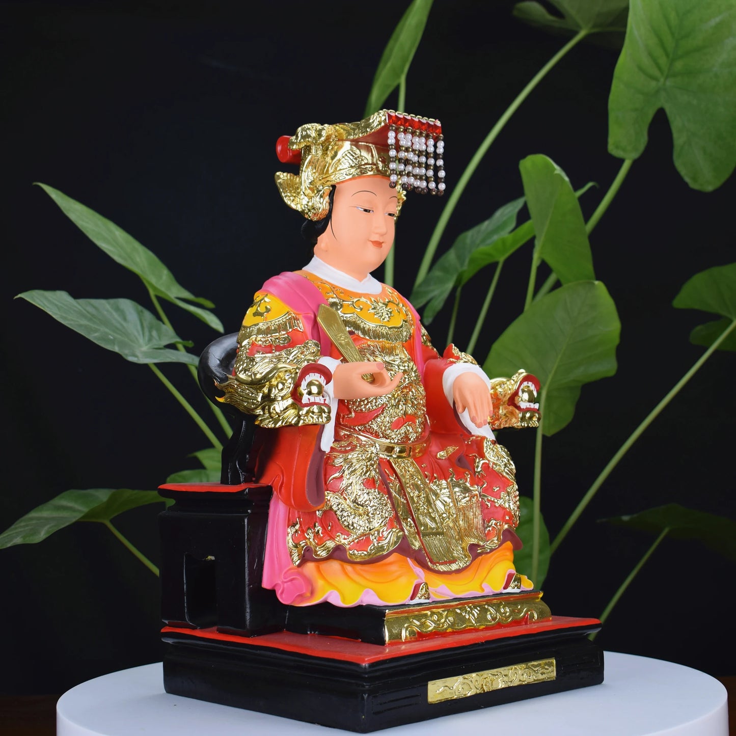 Southeast Asia HOME family Temple Worship GUAN YIN Ma ZU Goddess Patron saint God buddha statue bless safe good luck health