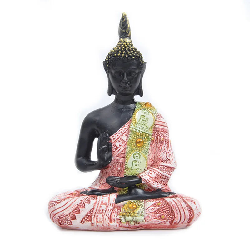 Southeast Asia Red Antique Buddha Resin Crafts Creative Gifts Home Decoration Ornaments Dropping