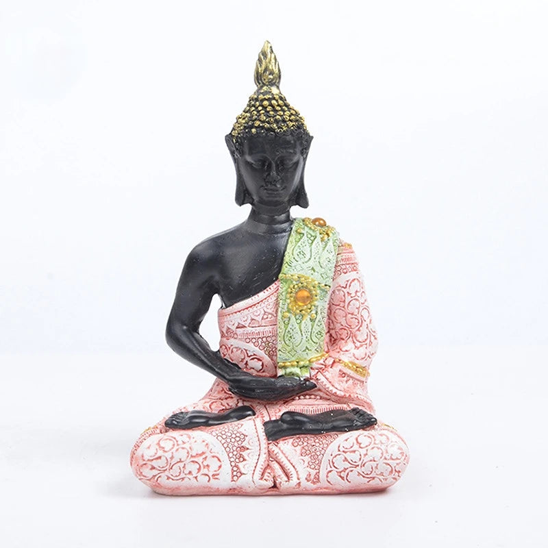 Southeast Asia Red Antique Buddha Resin Crafts Creative Gifts Home Decoration Ornaments Dropping