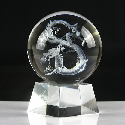 Southeast Asia TOP COOL Business Ornament HOME SHOP OFFICE auspicious FENG SHUI Talisman 3D Royal Dragon Crystal ball statue