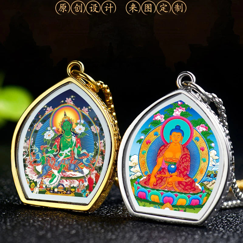 Southeast Asia Temple high grade Buddha card Pendant Amulet Buddhist Effective protection talisman safe bring fortune GOOD LUCK