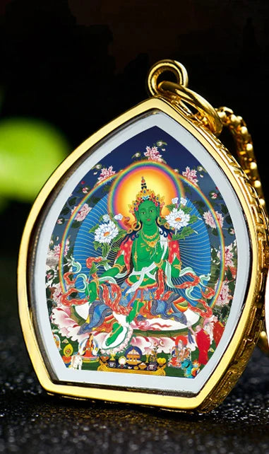 Southeast Asia Temple high grade Buddha card Pendant Amulet Buddhist Effective protection talisman safe bring fortune GOOD LUCK