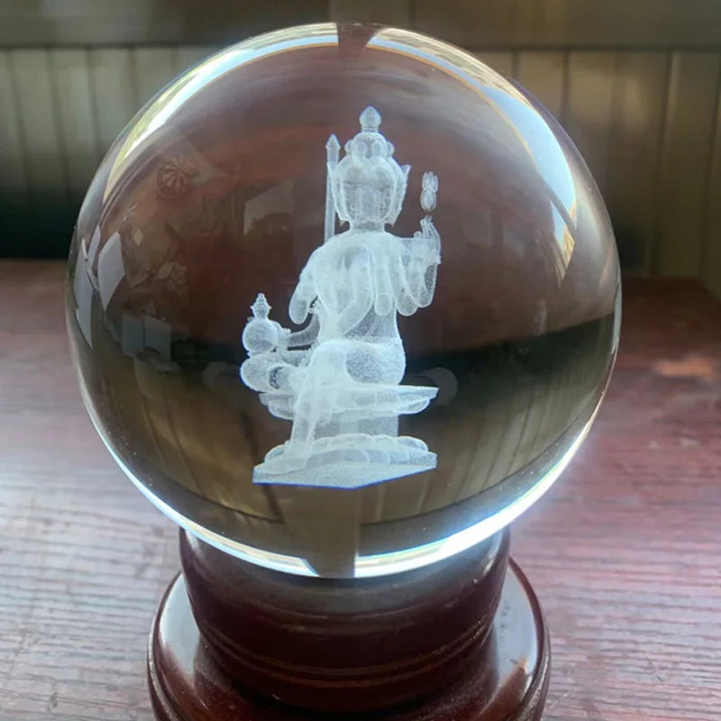 Southeast Asia Thailand Efficacious Phra Phrom fortune god buddha 3D Crystal Sculpture Bring good luck Recruit wealth talisman