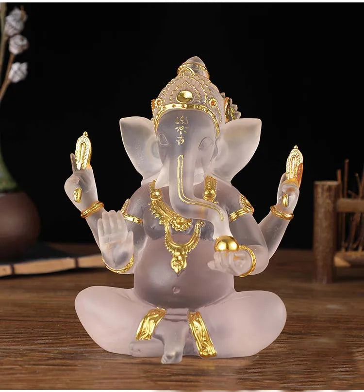 Southeast Asia Thailand India home altar protection GANESH God of wealth Recruit wealth bring wealth Decorative Buddha statue