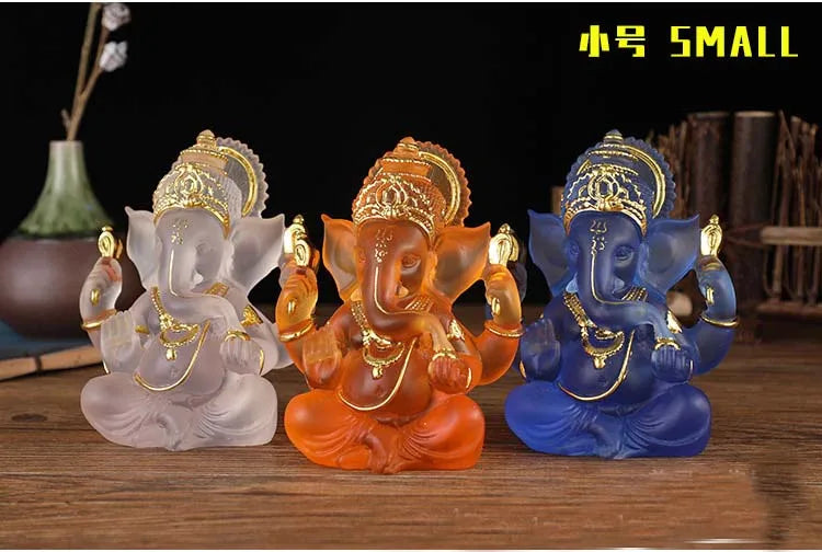 Southeast Asia Thailand India home altar protection GANESH God of wealth Recruit wealth bring wealth Decorative Buddha statue