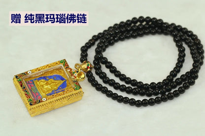 Southeast Asia Thailand Temple Efficacious talisman bless safety healthy GOOD LUCK Successful Buddha card Pendant Amulet