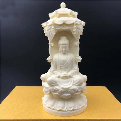 Southeast Asia Thailand buddha statue Buddhism 3 face Phra Sompo Guanyin Sakyamuni ksitigarbha Buddha Carving statue Talisman