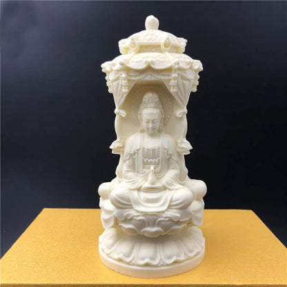 Southeast Asia Thailand buddha statue Buddhism 3 face Phra Sompo Guanyin Sakyamuni ksitigarbha Buddha Carving statue Talisman