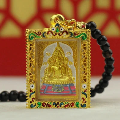 Southeast Asia Thailand temple Buddhism Career Success Buddha card CHENG GONG PAI bring fortune Money GOOD LUCK Pendant Amulet