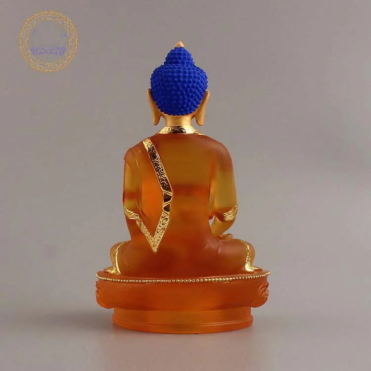 Southeast Asia faith home Store SAFE GOOD LUCK Talisman Amitabha Sakyamuni Medicine Tathagata Buddha FENG SHUI Sculpture statue
