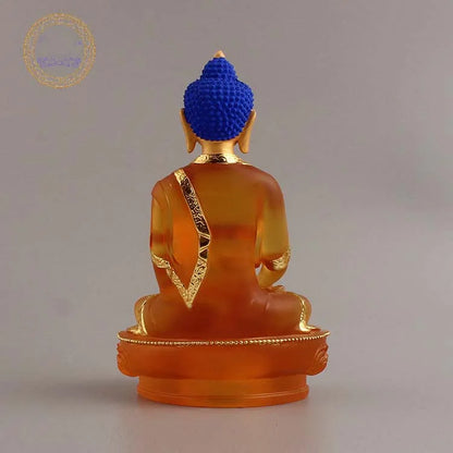 Southeast Asia faith home Store SAFE GOOD LUCK Talisman Amitabha Sakyamuni Medicine Tathagata Buddha FENG SHUI Sculpture statue