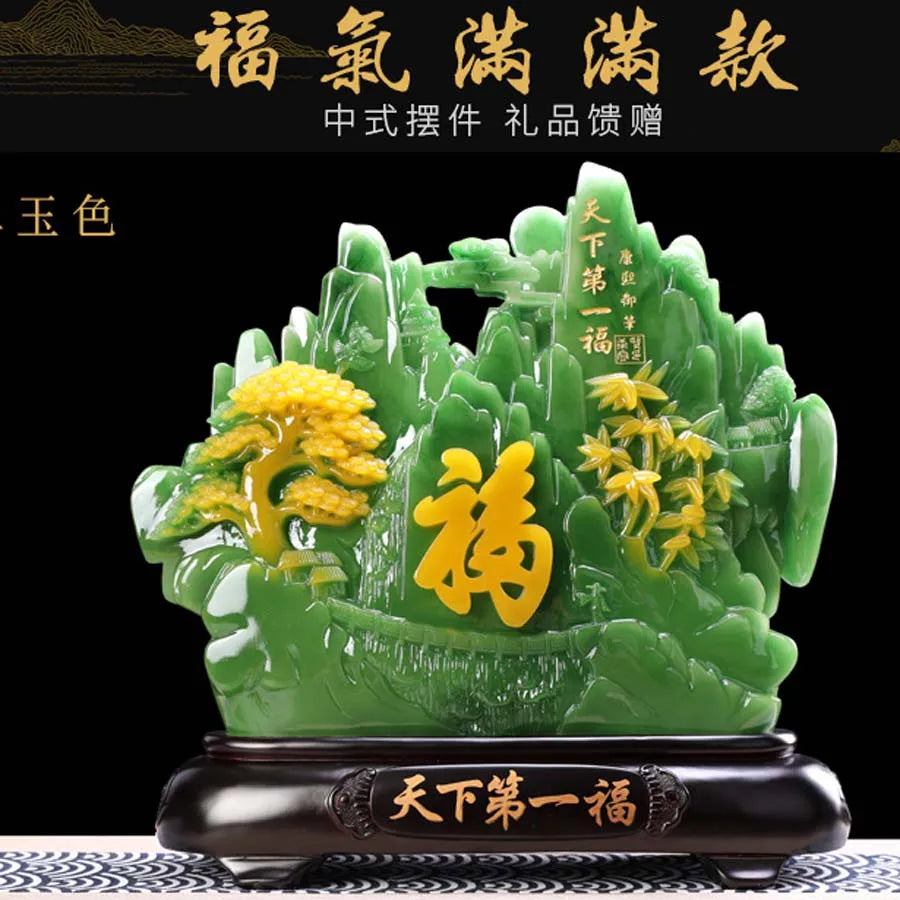 Southeast Asia home company Shop decorative efficacious Talisman Bring Fortune money good luck Blessing CHINESE FU statue
