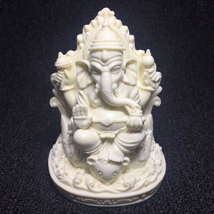Southeast Asian Elephant God Buddha Figure Statue ,Resin Art Sculpture The Lndian Buddha Home Room Office Feng Shui Accessories