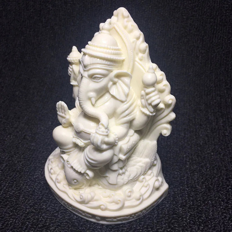 Southeast Asian Elephant God Buddha Figure Statue ,Resin Art Sculpture The Lndian Buddha Home Room Office Feng Shui Accessories