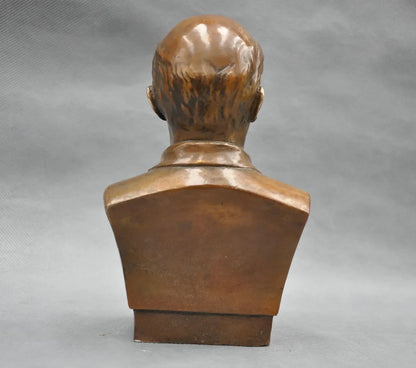 Soviet Pemimpin Vladimir Ilyich Ulyanov Lenin Dada Patung Perunggu