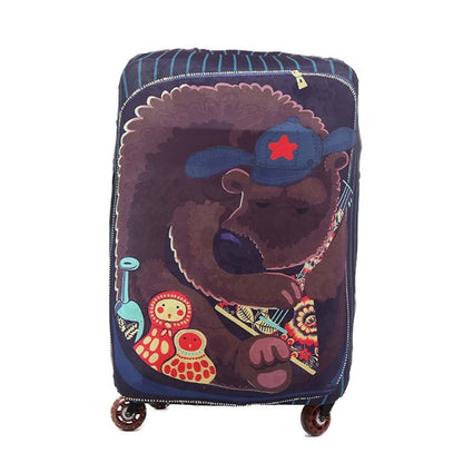 Spandex Travel Luggage Cover Suitcase Protector Bag Fits 20-32 Inch Luggage