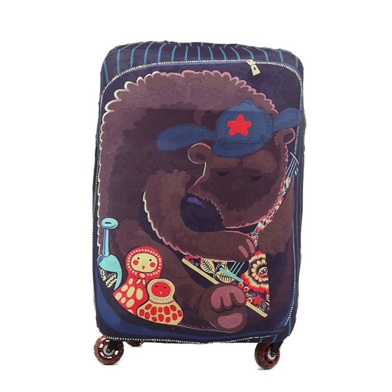 Spandex Travel Luggage Cover Suitcase Protector Bag Fits 20-32 Inch Luggage