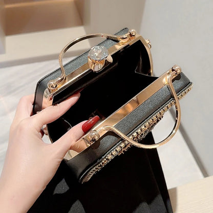 Sparkling Bag Wedding Party Formal Evening Bag for Women Girl Banquet Crossbody Shoulder Bags Cocktail Clutch