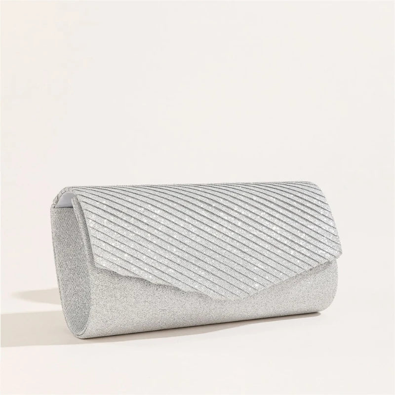 Sparkling Handbag Fashion Envelope Handbag Elegant Evening Clutch Purse Wedding Party Shoulder Bag for Women and Ladies