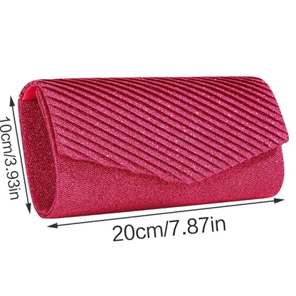 Sparkling Handbag Fashion Envelope Handbag Elegant Evening Clutch Purse Wedding Party Shoulder Bag for Women and Ladies