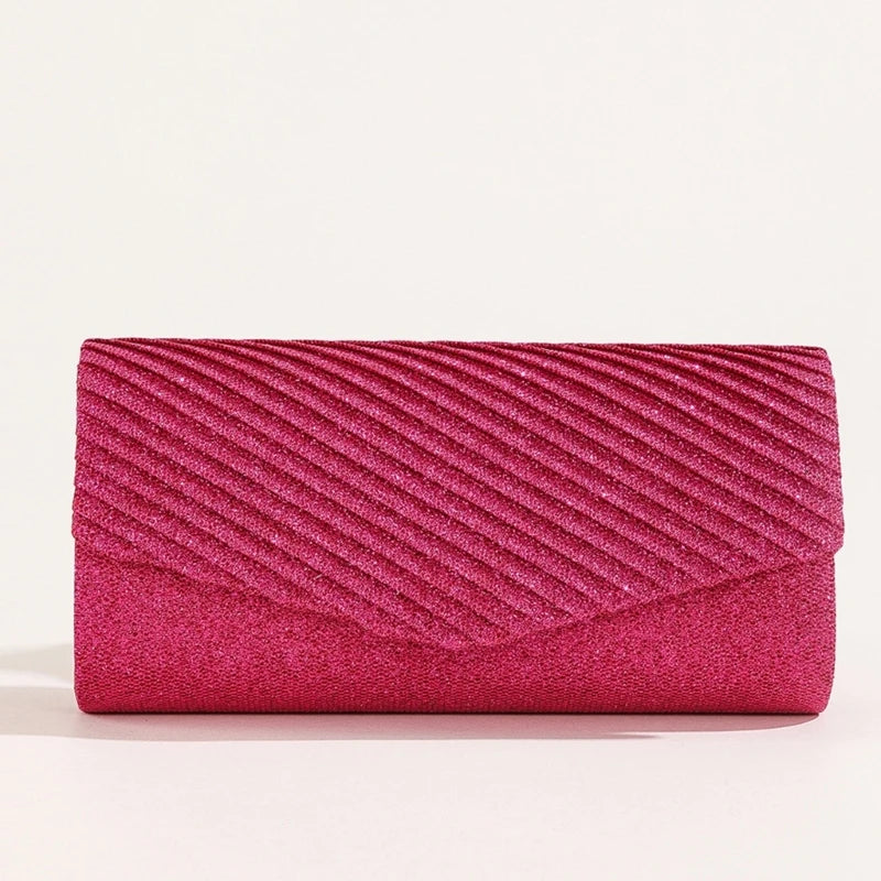 Sparkling Handbag Fashion Envelope Handbag Elegant Evening Clutch Purse Wedding Party Shoulder Bag for Women and Ladies