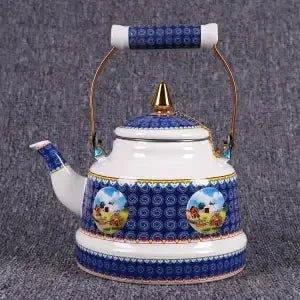 Special Enamel Teapot Mongolian Milk Teapot Eight Treasure Butter Teapot Special Gift Hotel