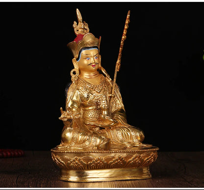 Special Offer GOOD Buddha Buddhist bless family home efficacious Protection gilding Guru Rinpoche Padmasambhava Buddha statue