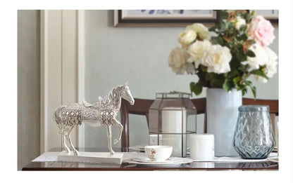 Special Offer HOME Shop lobby decoration Business Money Drawing Good luck Propitious Success HORSE FENG SHUI art Statue