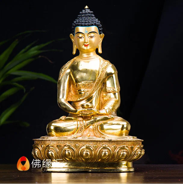 Special Offer -HOME patron saint Buddhism India Nepal handmade Gilding merciful Amitabha Buddha statue 30CM