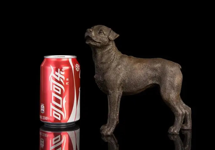 Special Offer- TOP COOL SHOP HOME hall Lobby Porch realistic Ornament art #  Animal Hound dog bronze Sculpture art statue 18CM