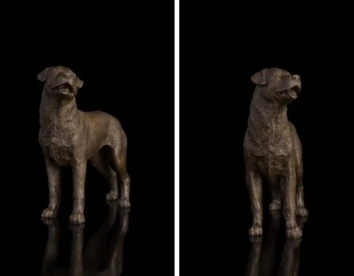 Special Offer- TOP COOL SHOP HOME hall Lobby Porch realistic Ornament art #  Animal Hound dog bronze Sculpture art statue 18CM