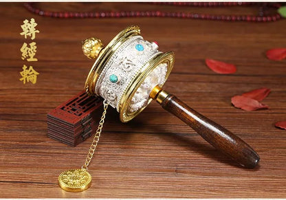 Special Offer Wholesale Buddhist article # Greco-Buddhist Tibet Nepal Buddhism recite chant scriptures Rotating prayer wheel