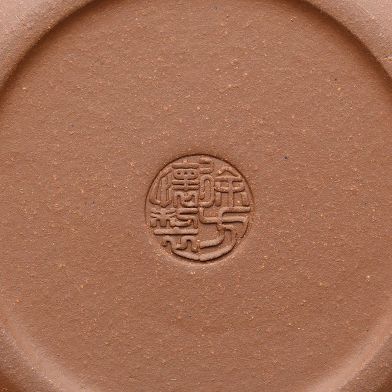 Special offer Yixing authentic teapot 200ml Round two wire copper hammer teapot of small capacity desalination mud ore
