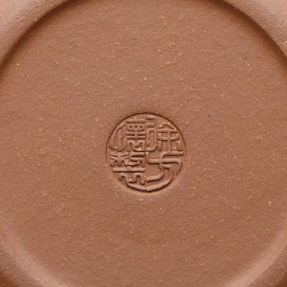 Special offer Yixing authentic teapot 200ml Round two wire copper hammer teapot of small capacity desalination mud ore