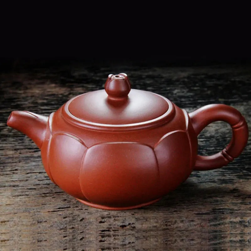 Special offer authentic Yixing teapot handmade raw clear water mud Magnolia pot  Kung Fu Zisha teapot Free