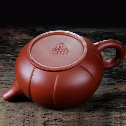 Special offer authentic Yixing teapot handmade raw clear water mud Magnolia pot  Kung Fu Zisha teapot Free